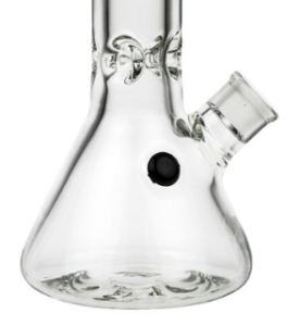 9mm glass beaker base ice bong second half