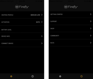 Firefly 2 Vaporizer App Overview