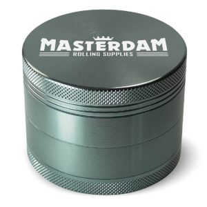 Masterdam 4 piece grinder large gunmetal color